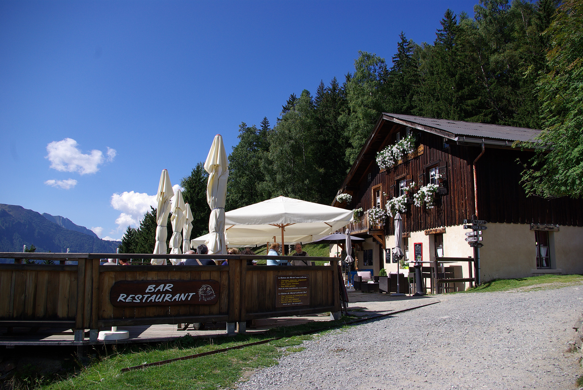 Terrace - The Balcon de Merlet restaurant