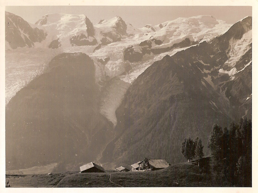 old photos of Merlet - Merlet and Mont Blanc