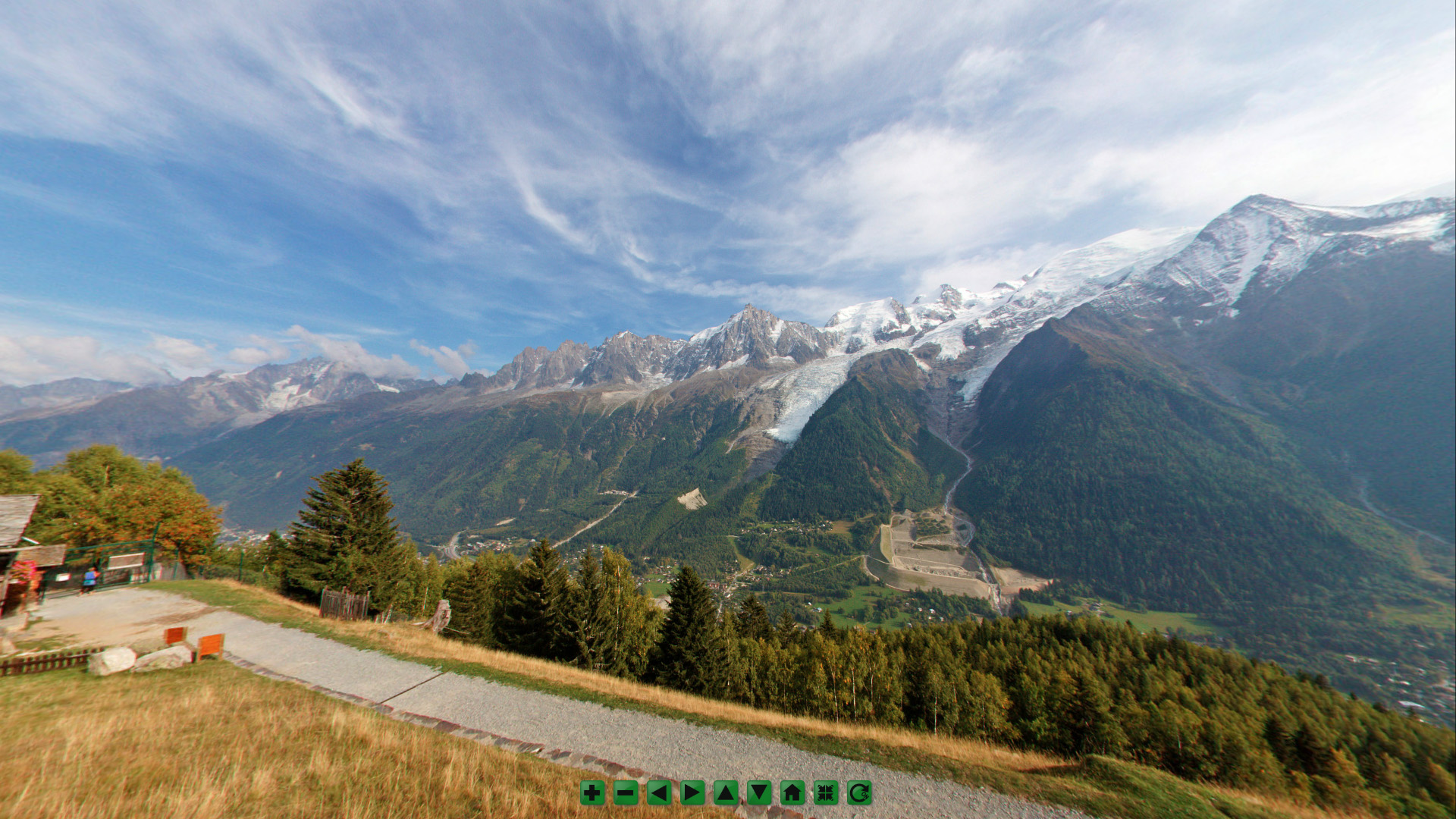 vue à 360 degrés depuis le Parc de Merlet