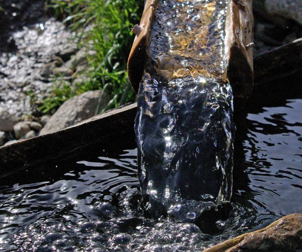 Spring water at Merlet park