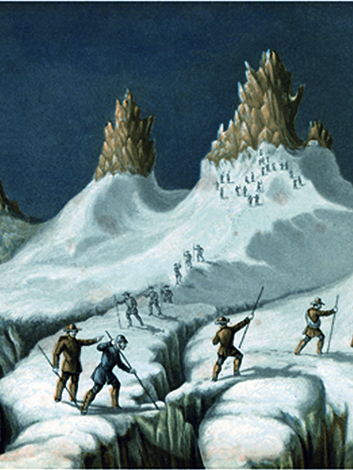 discovering glaciers in chamonix